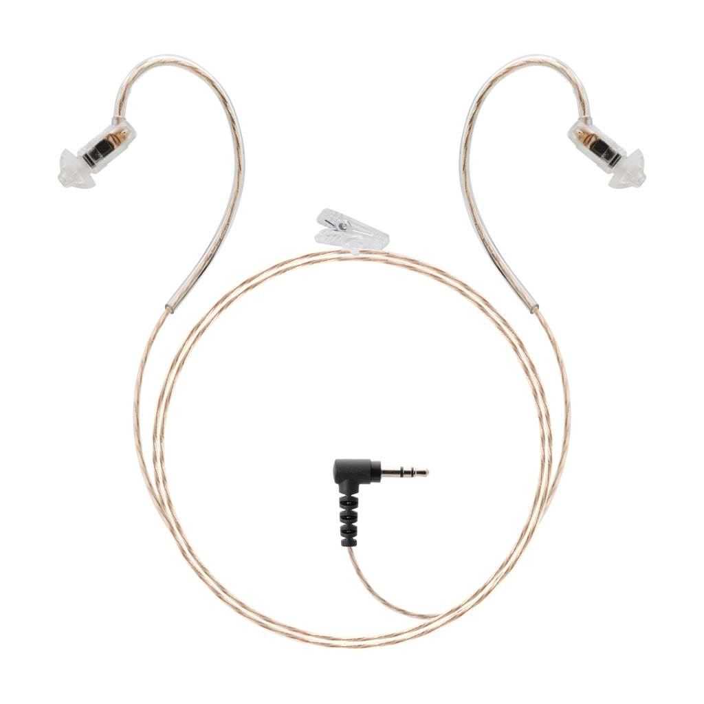 HDIE-MB Dual-Ear Listen-Only Earpiece with 3.5mm Plug
