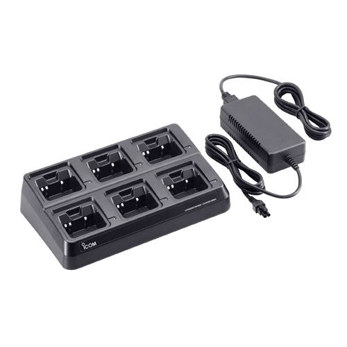 ICOM BC-197-51 Rapid Rate 6 Unit Charger for BP265