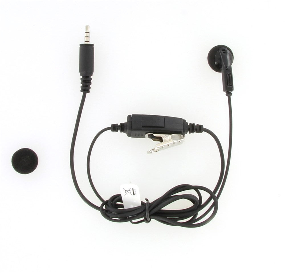 Kenwood KHS-33 Earbud PTT Mic for PKT23 Radios Only
