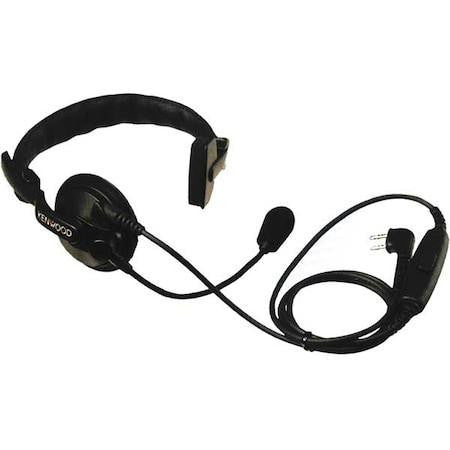 Kenwood KHS-7A Single Earmuff VOX Headset Boom Mic