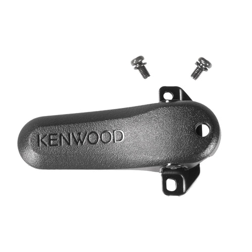 Kenwood KBH-20 replacement belt clip for PKT23 — supplied as a pair