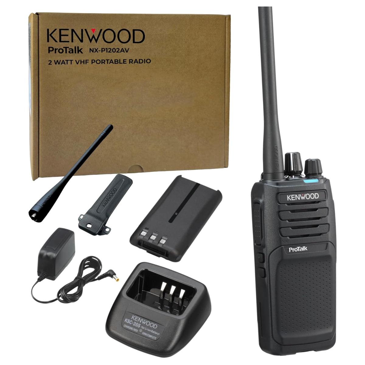 Kenwood NX-P1202AVK 64CH ProTalk 2W VHF Business Radio