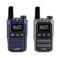 Endless Communications TH-288 LTE push-to-talk portable radio, blue and grey handsets
