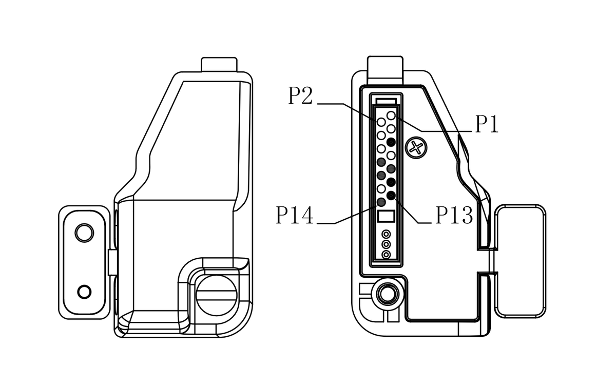 AD-K1-K Kenwood Multi-Pin to Two-Pin Adapter
