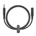 AD+3.5F-ROS60-M1 22-Inch Braided 3.5mm Adapter Cable