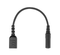 AD+AT-3.5F Braided Acoustic Tube to 3.5mm Adapter Cable