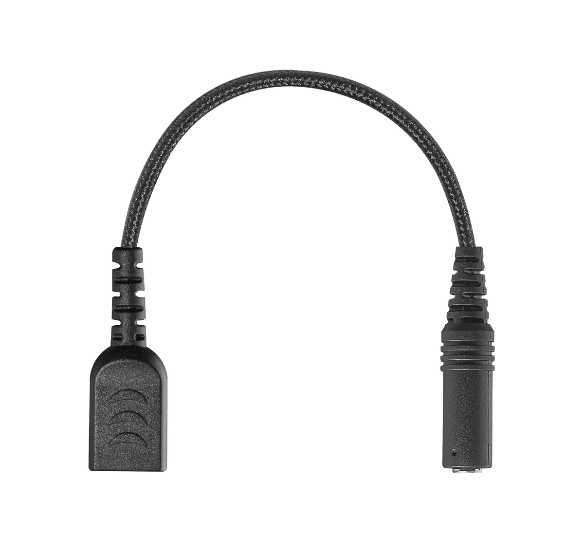 AD+AT-3.5F Braided Acoustic Tube to 3.5mm Adapter Cable