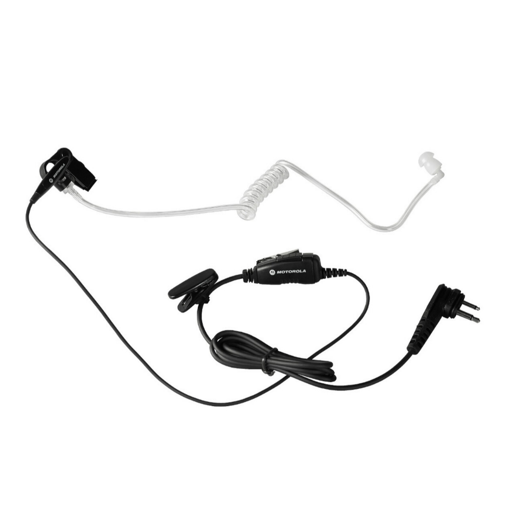 Motorola HKLN4601 Single Wire PTT Surveillance Earpiece