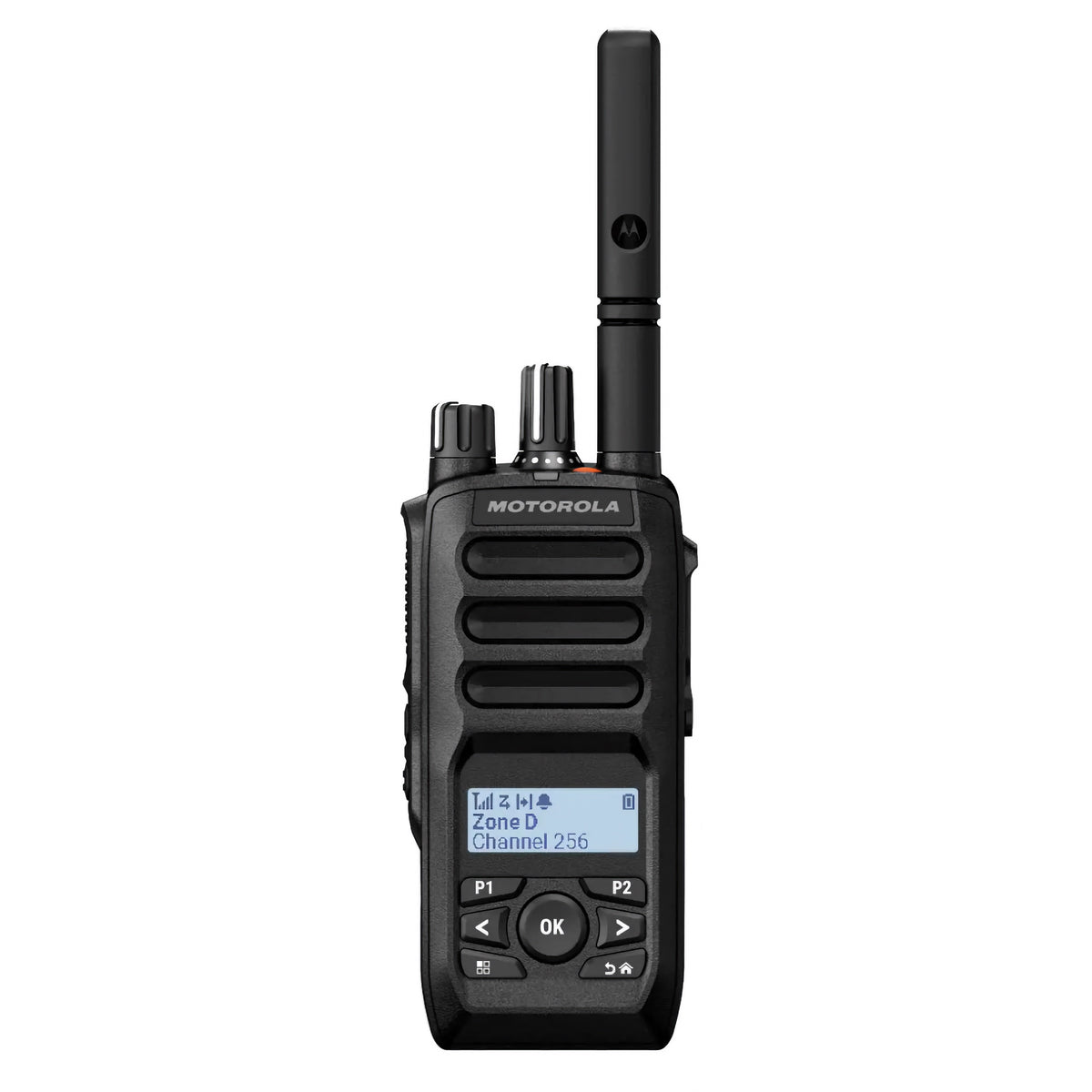 Motorola MOTOTRBO R5 VHF Two-Way Radio with Display and High-Capacity Battery