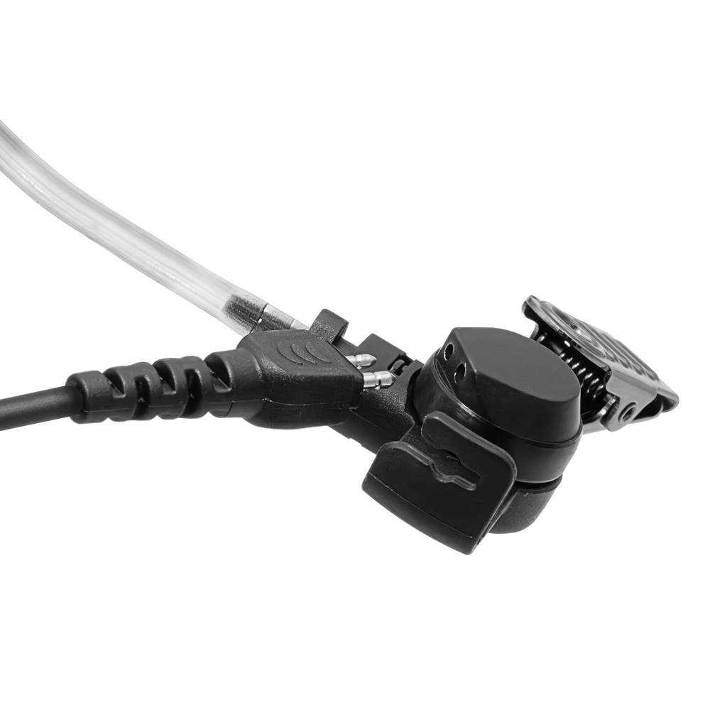 ECO 2-Wire Acoustic Tube Earpiece with PTT and Mic