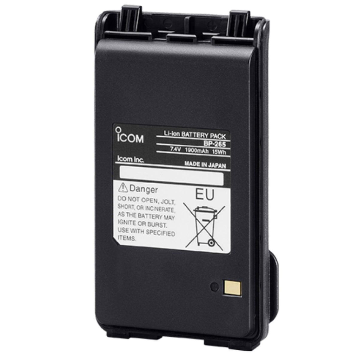ICOM BP-265 High Capacity Li-Ion 1900mAh Battery