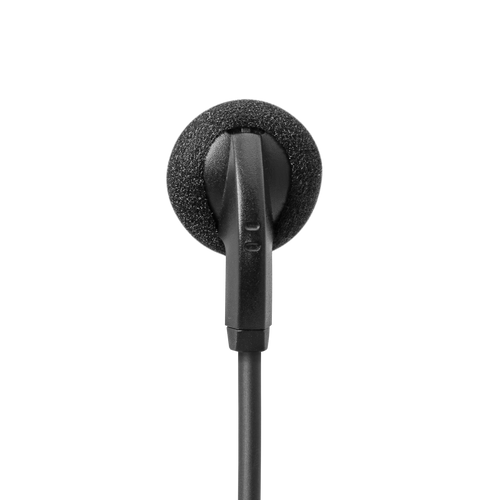 1-Wire Earbud Earpiece with Inline PTT and Mic