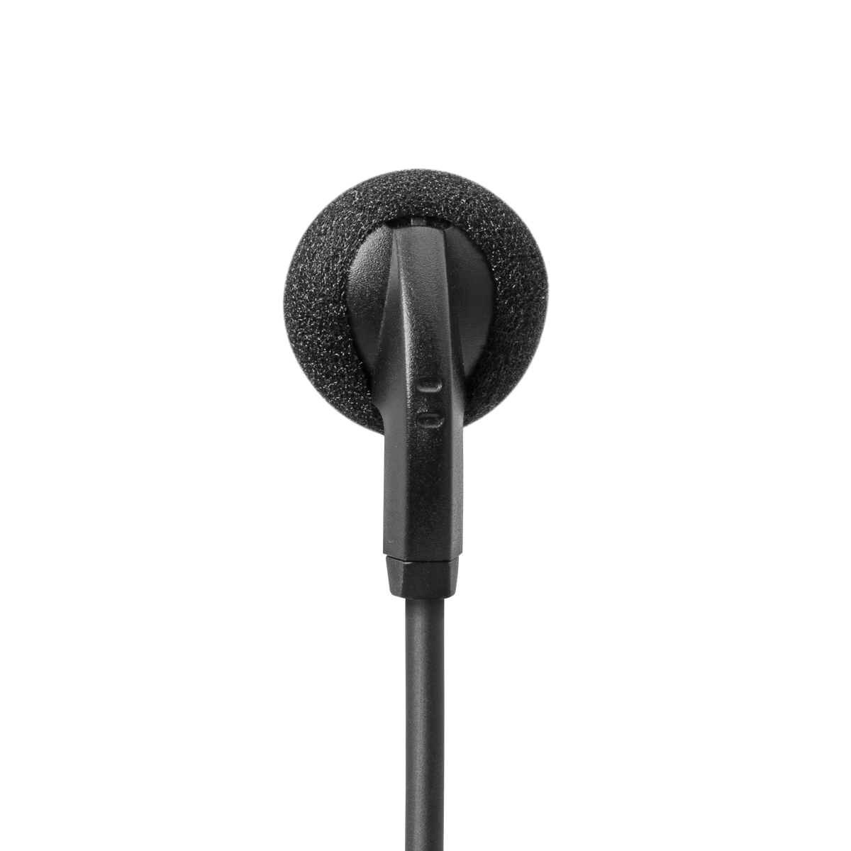 EBROC Listen-Only Earbud with 6-Inch Coiled Cable