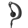 2-Wire Braided Ear Hook Earpiece with Noise-Canceling Mic
