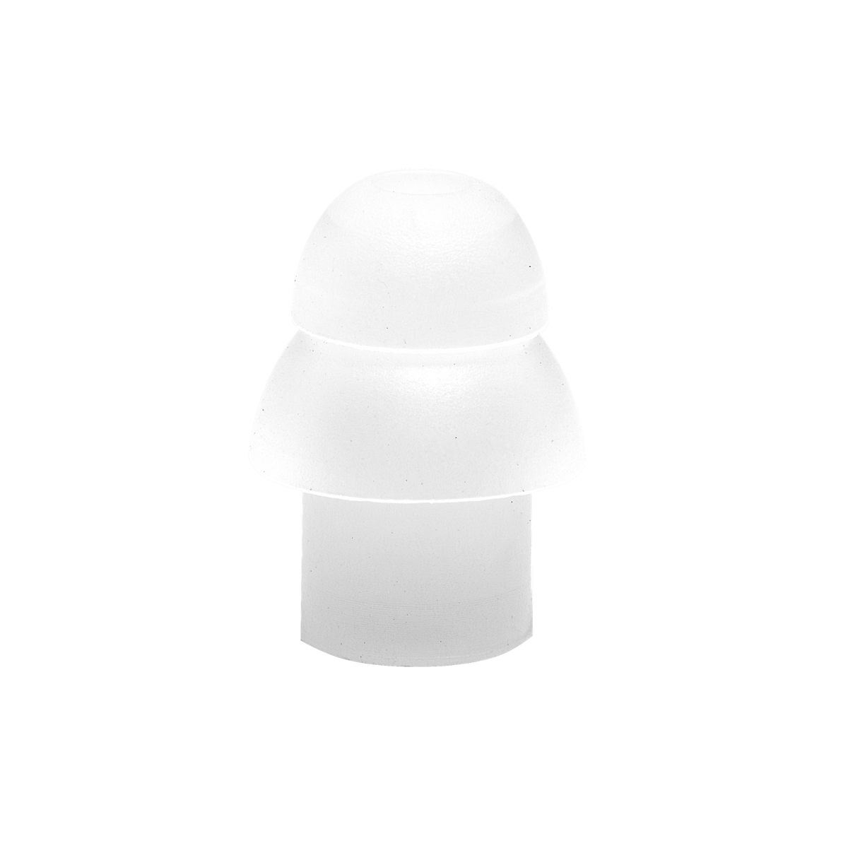 ETIP2-C10 Clear Double-Layer Acoustic Tube Ear Tips, 10-Pack