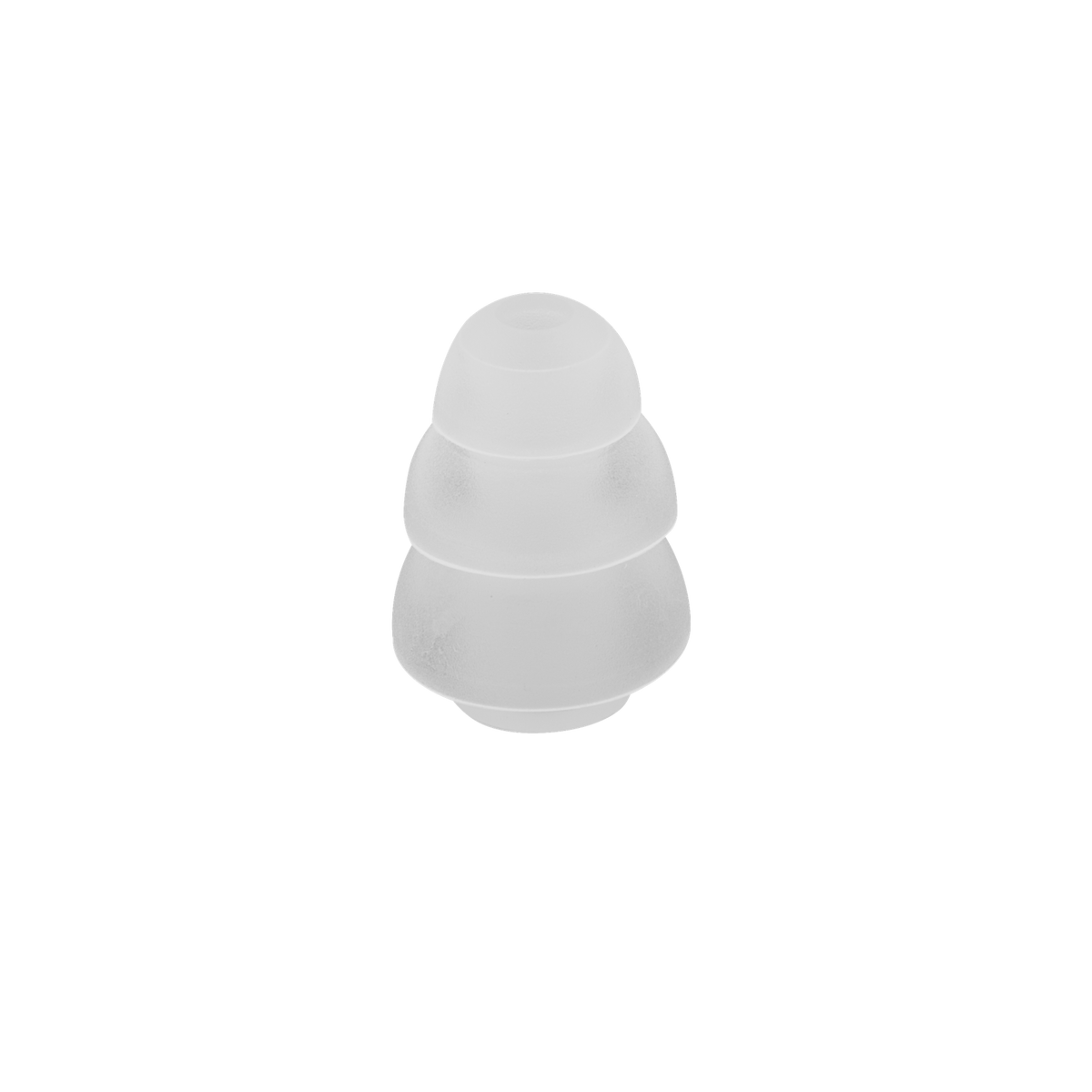 ETIP3-C10 Clear Triple-Layer Acoustic Tube Ear Tips, 10-Pack