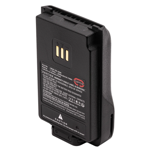 2500mAh Li-Ion Replacement Battery for Hytera PD4, PD5 and PD6 Radios