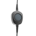Detachable Headset Coil Cable with Inline PTT