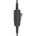 Wireless-Capable Headset Coil Cable with Inline PTT