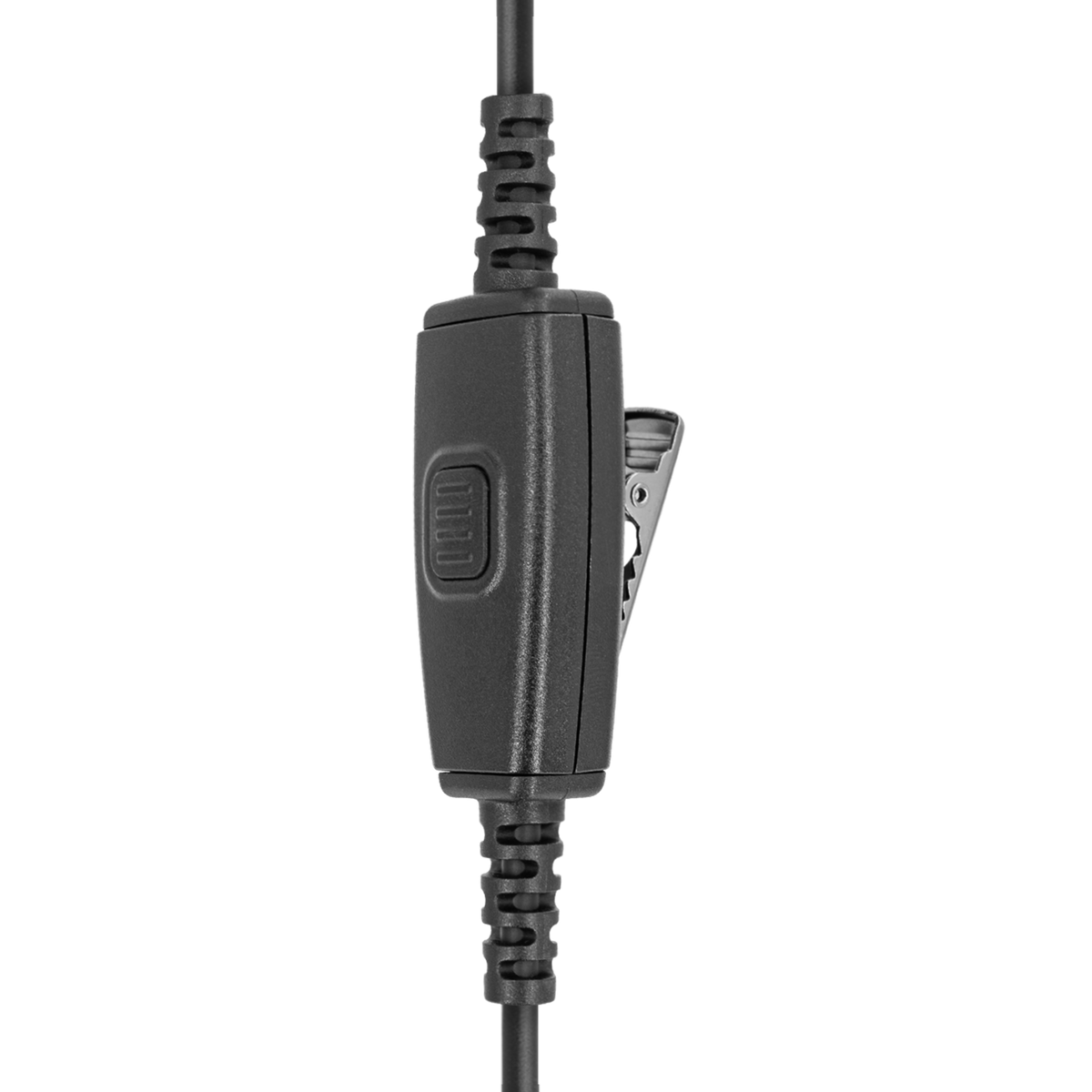 Wireless-Capable Headset Coil Cable with Inline PTT
