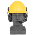 HS2 Hard-Hat Dual-Muff Headset with PTT and Noise-Canceling Boom Mic