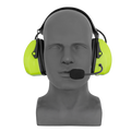 HS3G Lightweight Over-the-Head Dual-Muff Headset in Green