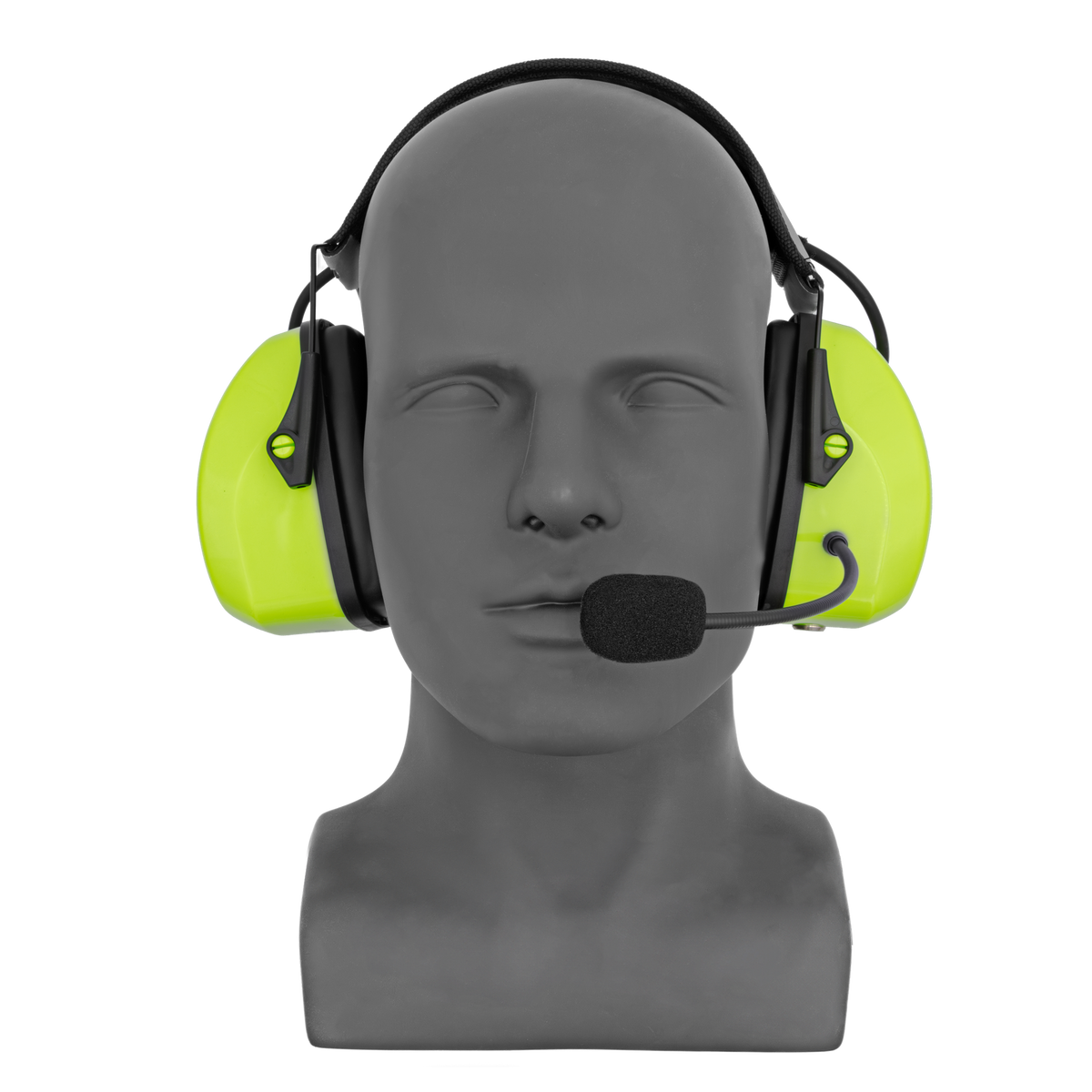 HS3G Lightweight Over-the-Head Dual-Muff Headset in Green