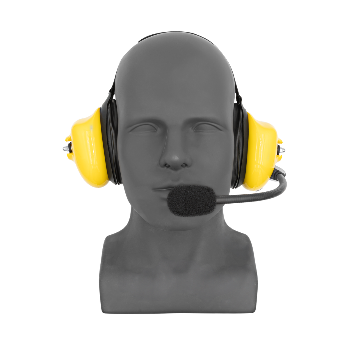 HS4 Behind-the-Head Dual-Muff Headset with PTT and Boom Mic