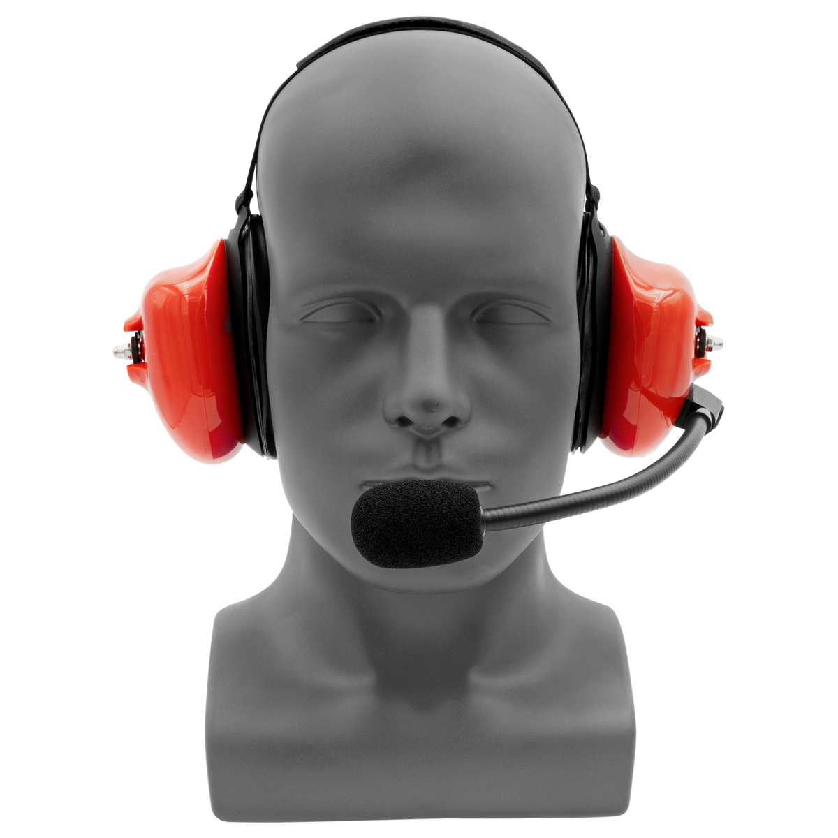 HS5 Behind-the-Head Dual-Muff Headset with Noise-Canceling Boom Mic