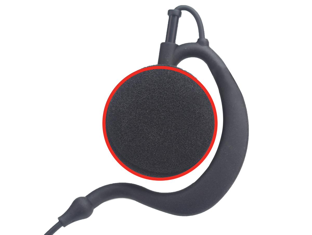 HSLG-EPAD-10 Large Ear Hook Earpiece Pads, 10-Pack