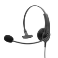 HSS Lightweight Single-Muff Headset with Boom Mic and Inline PTT