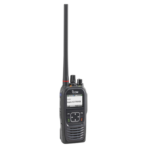 iCom F7000 Series portable two-way radio, front view