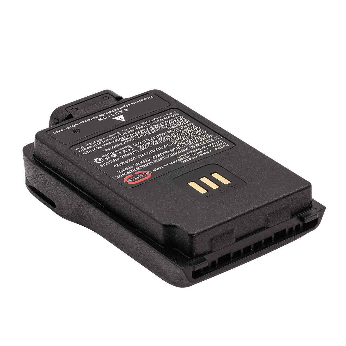 2500mAh Li-Ion Replacement Battery for Hytera PD4, PD5 and PD6 Radios