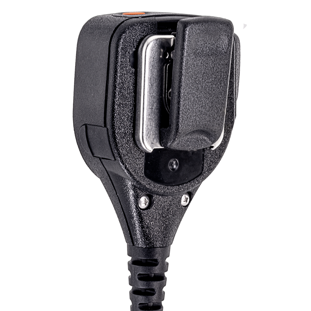 SM6WEL Compact IP67 Speaker Microphone with Long Cable and Programmable Button