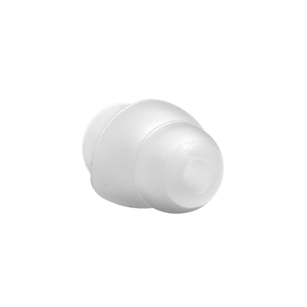 ETIP2-C10 Clear Double-Layer Acoustic Tube Ear Tips, 10-Pack
