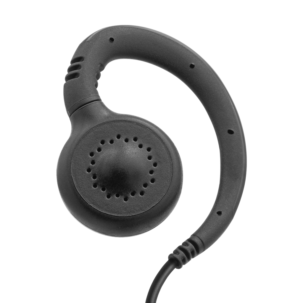 ECO 1-Wire Swivel Earpiece with Bottom-Exit PTT Cable