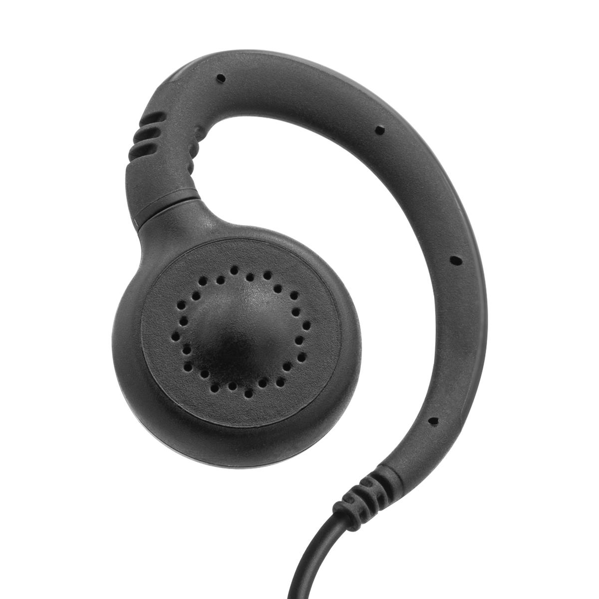 ECO 1-Wire Swivel Earpiece with Bottom-Exit PTT Cable