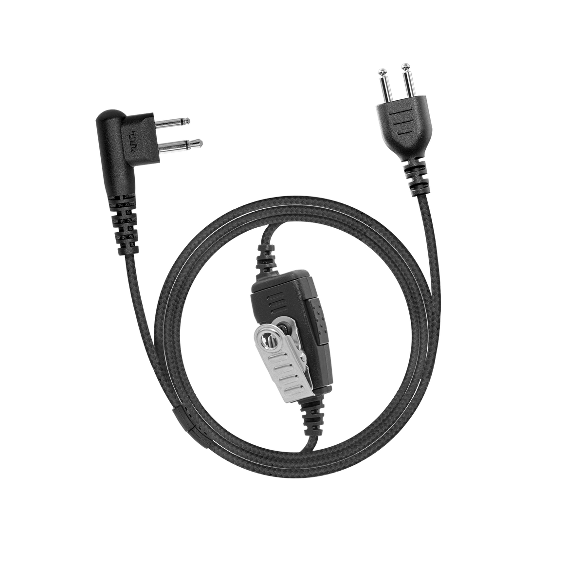 1-Wire Braided SnapLock PTT and Shielded Mic Base