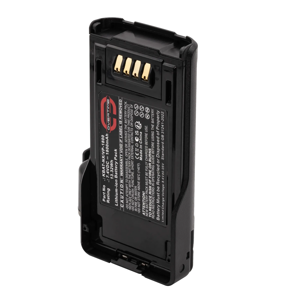 Li-Ion Replacement Battery for Kenwood NX5000 and VP Series Radios