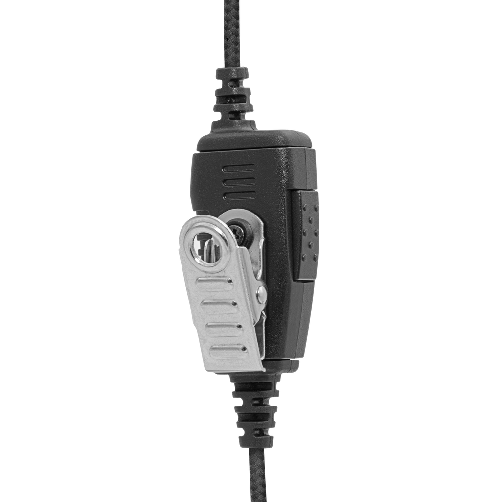 1-Wire Braided SnapLock PTT and Shielded Mic Base