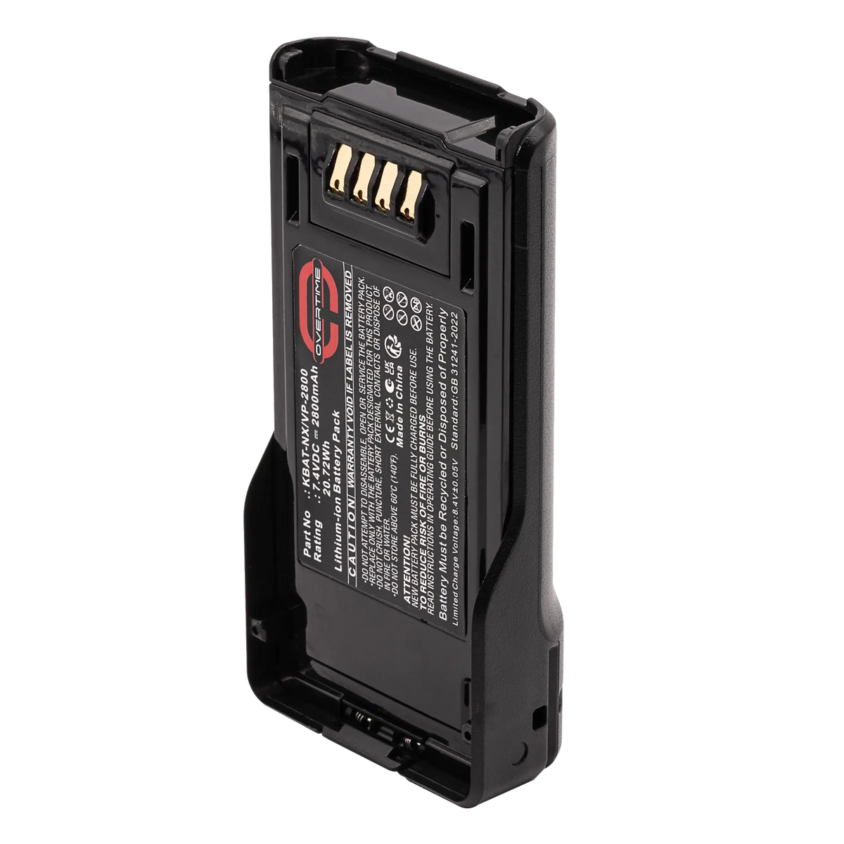 Li-Ion Replacement Battery for Kenwood NX5000 and VP Series Radios