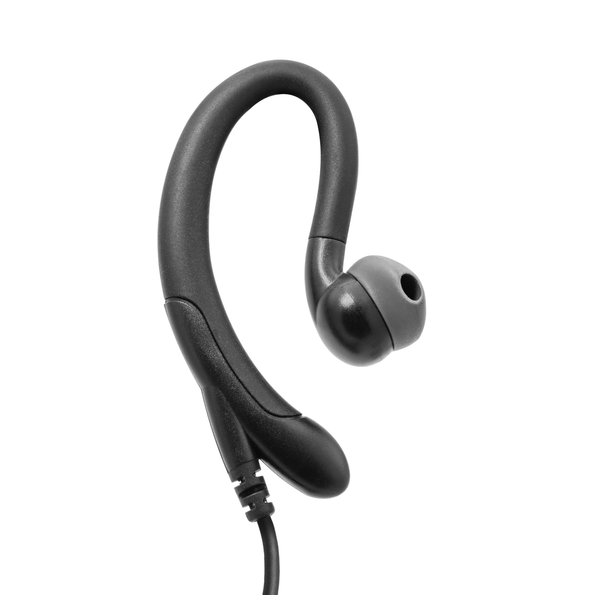 1-Wire C-Ring Earpiece with Inline PTT and Mic