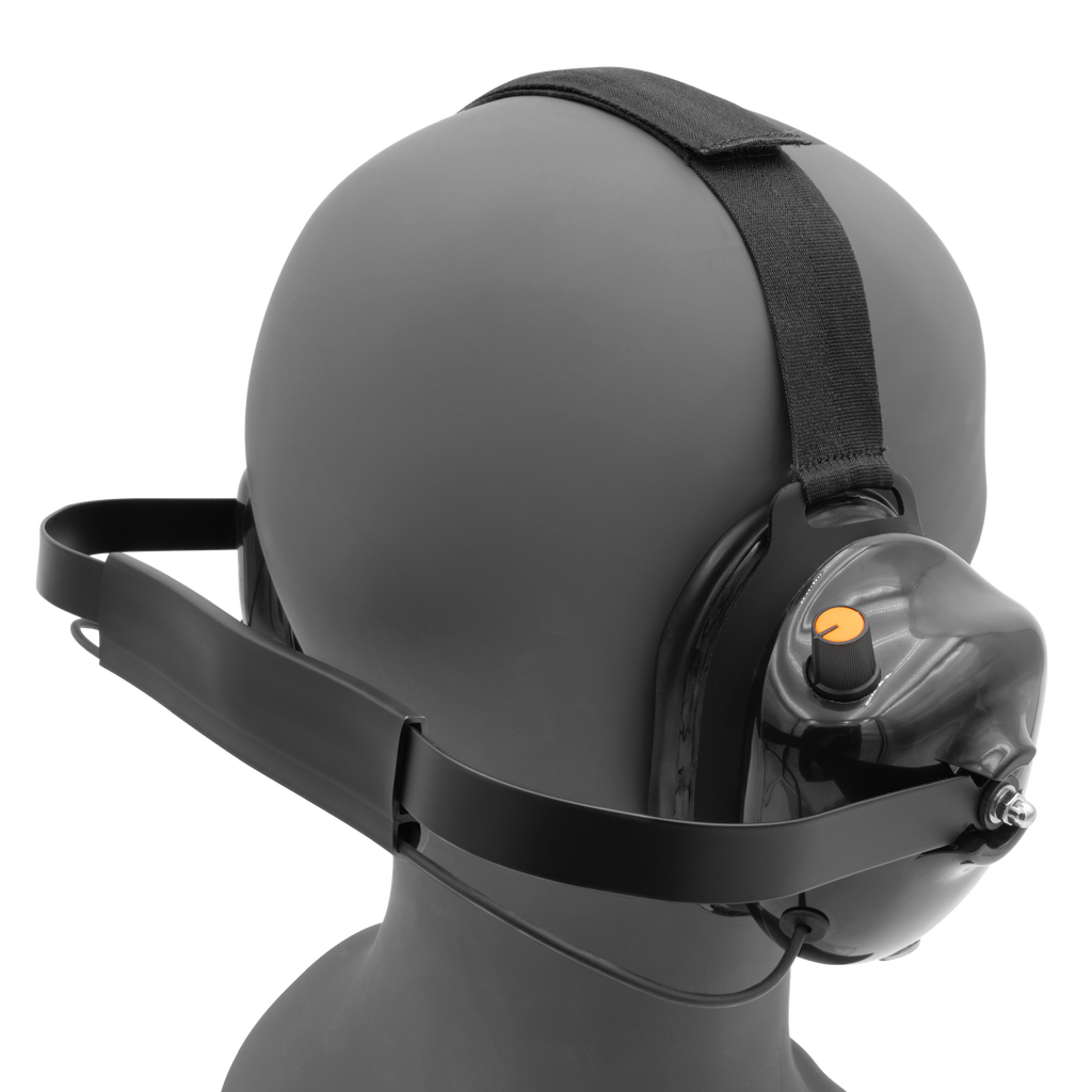 HS8 Behind-the-Head Dual-Muff Headset with PTT and Volume Control