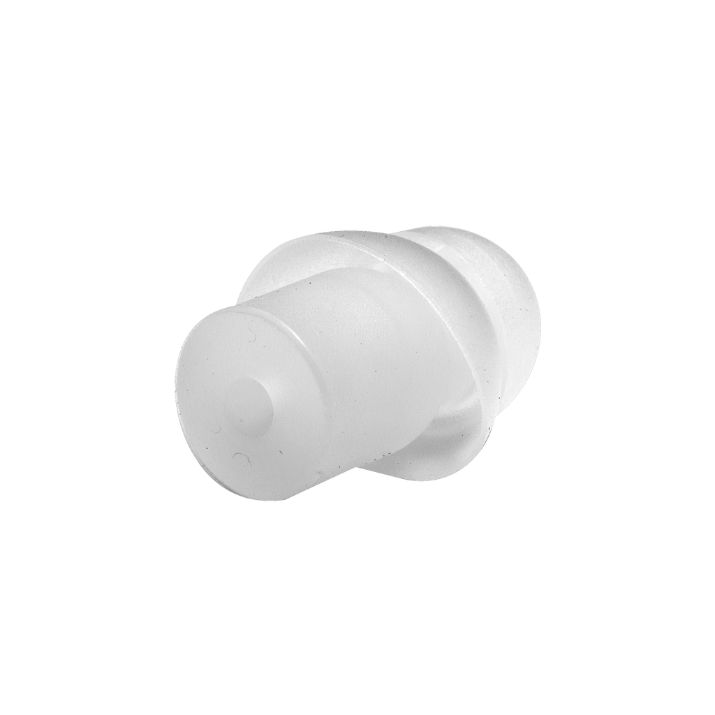 ETIP2-C10 Clear Double-Layer Acoustic Tube Ear Tips, 10-Pack
