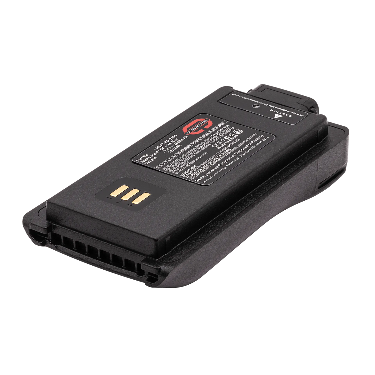 2600mAh USB-C Li-Ion Replacement Battery for Hytera PD7 Radios