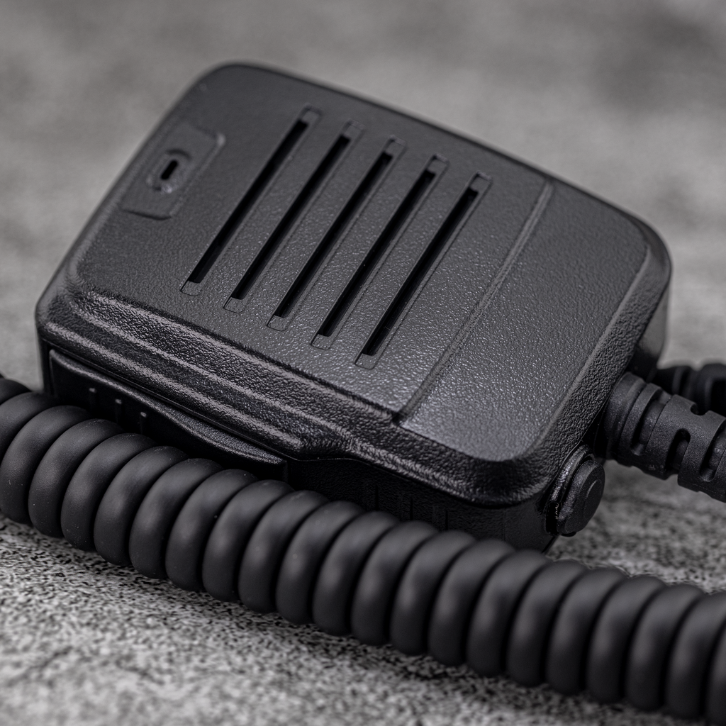 SM4 Midsize IP55 Speaker Microphone with 3.5mm Earpiece Port