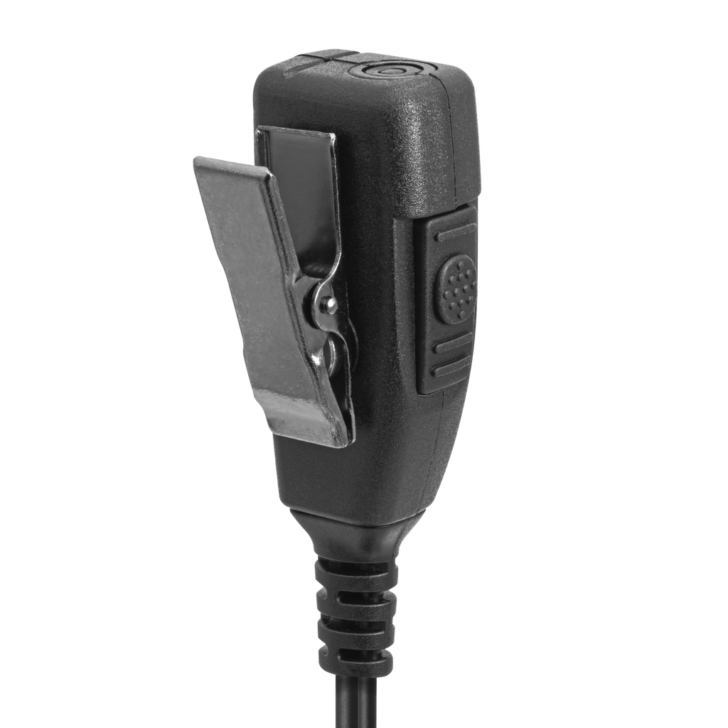 ECO 1-Wire Ear Hook Earpiece with Bottom-Exit PTT Cable