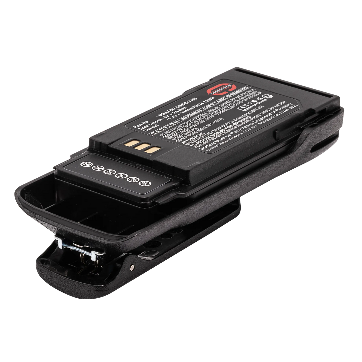 3350mAh USB-C Li-Ion Replacement Battery for Motorola R2 Radios