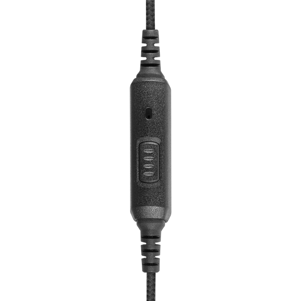 SL+1WSLIM Braided SnapLock Base with Slim PTT and Shielded Mic