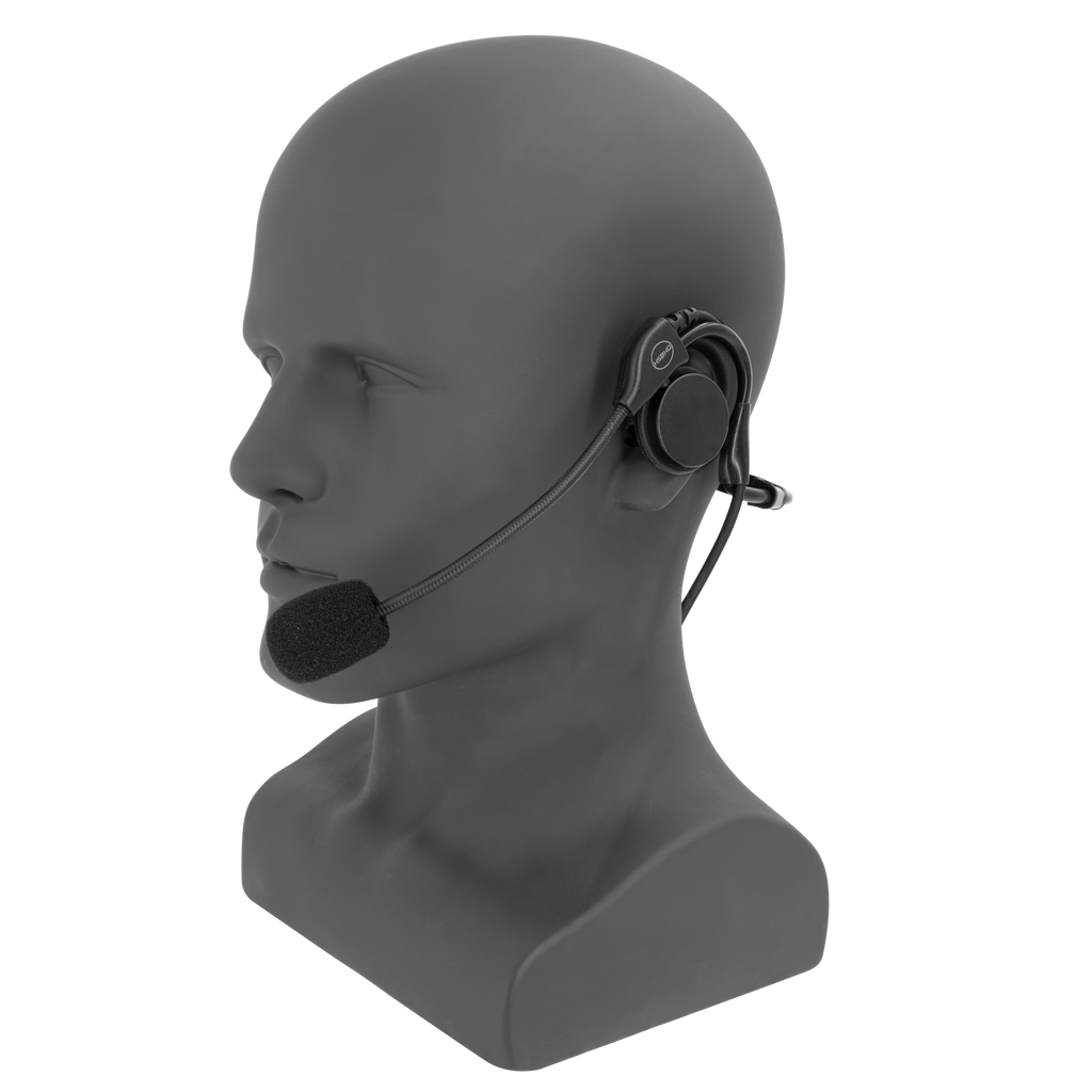 HSBHD Lightweight Behind-the-Head Headset with Inline PTT